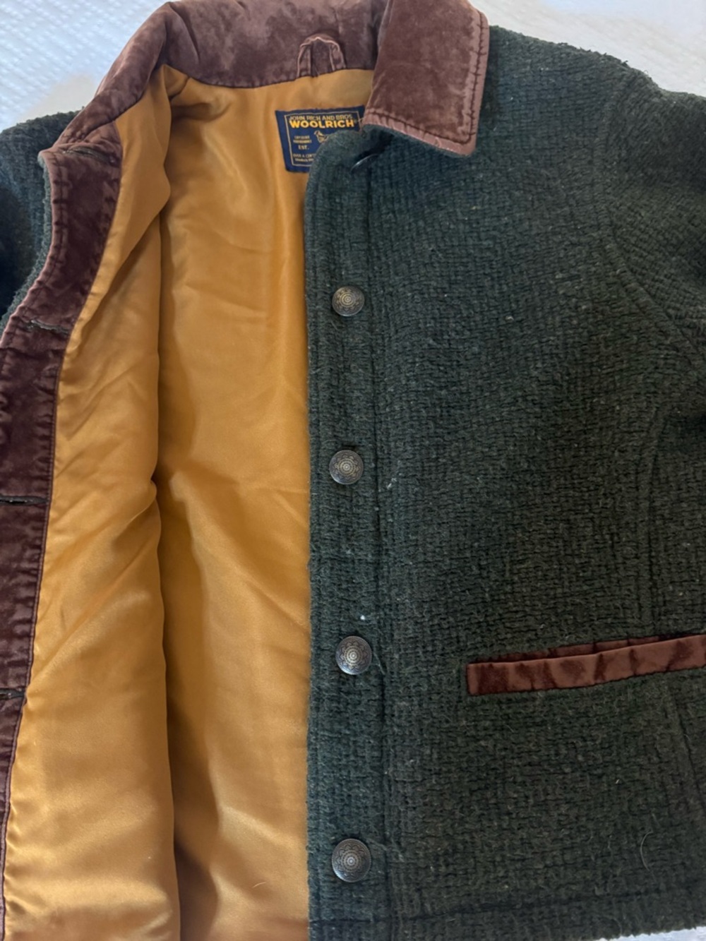 Vintage green tweed jacket